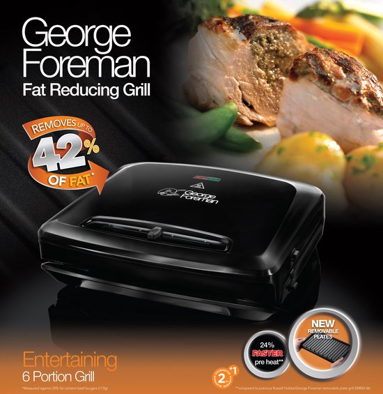 George Foreman 24340-56  Entertaining Grill - Verwijderbare platen - Contactgrill - George Foreman