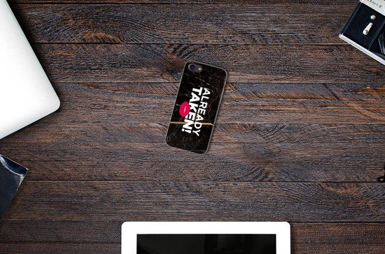 Case Cover pour iPhone SE (2020) | 7/8 Coque Téléphone Already Taken Black