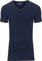 Slater 6610- Stretch 2-pack T-shirt V-neck  s/sl denim XXL 95% cotton 5% elastan