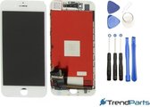 TrendParts compleet AAA+ kwaliteit LCD scherm met touchscreen voor Apple iPhone 7 WIT + toolkit + handleiding+ tempered glass screenprotector (white)