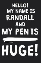 Hello! My Name Is RANDALL And My Pen Is Huge!