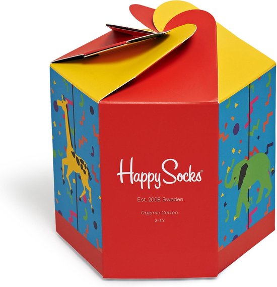 Happy Socks Kids Carousel Giftbox - Maat 2-3Y - Happy Socks