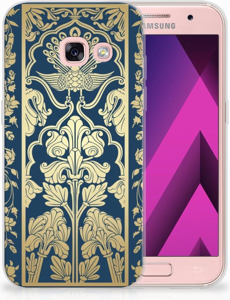 Samsung Galaxy A3 2017 TPU Case Beige Flowers