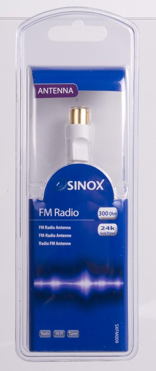 Sinox SXFM009 radioantenne FM 300 Ohm | bol.com