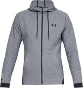 Under Armour Unstoppable 2X Knit FZ Heren Sport Trui - Steel - Maat S