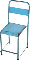 Raw Materials Java iron stoel - Licht Blauw - Metaal
