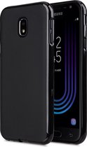 Samsung Galaxy J3 2017 zwart siliconen hoesje – TPU silicone - matte zwart