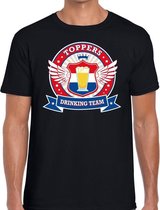 Toppers Zwart Toppers drinking team t-shirt / shirt zwart Toppers team heren XXL