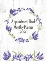 Appointment Book Monthly Planner 2020