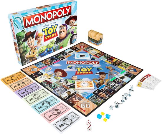 Thumbnail van een extra afbeelding van het spel Monopoly Toy Story - Bordspel (ENG)