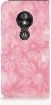 Motorola Moto E5 Play Uniek Standcase Hoesje Spring Flowers
