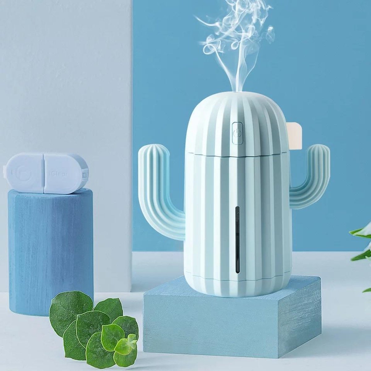 Luchtbevochtiger USB - Luchtreiniger USB - 340 ml - Hipster - Cactus - Musthave