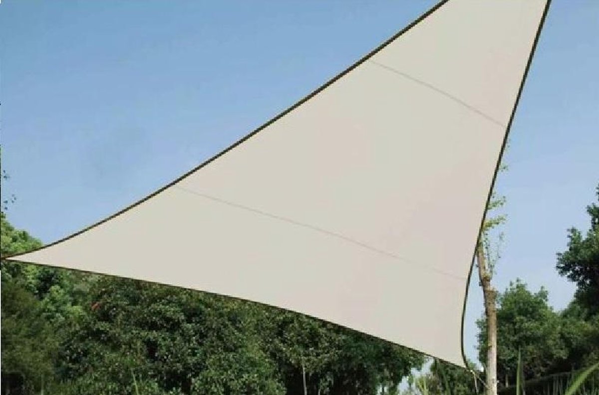MaxxGarden Schaduwdoek - Driehoek 3 x 3 x 3m - Wit