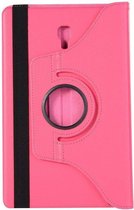 H.K. Draaibaar/Boekhoesje hoesje roze geschikt voor Samsung Galaxy tab A 2018 10.5 inch T590 + styles pen en glasfolie