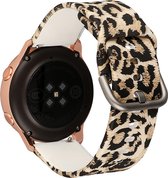 SmartphoneClip® Sport bandje "Leopard" Small - geschikt voor Galaxy Watch 42mm en Galaxy Watch Active