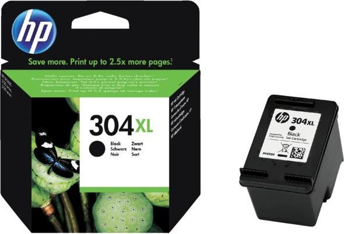 Inkcartridge hp 304xl n9k08ae zwart | bol.com