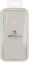 Origineel Huawei Soft Clear Back Cover voor Huawei P20 Lite - Transparant