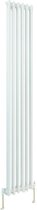 Design radiator verticaal 2 kolom staal wit 180x29,3cm 933 watt - Eastbrook Rivassa