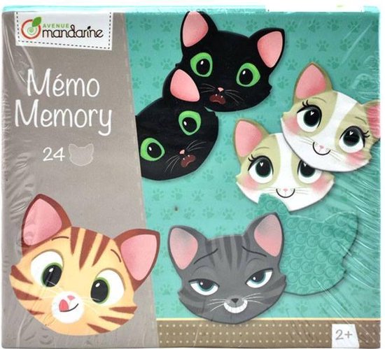 Thumbnail van een extra afbeelding van het spel Avenue Mandarine Memory Cats & Expressions
