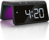 Caliber HCG019QI-B Digitale Wekker met Draadloze Oplader - Alarmklok met Wake up light - Qi-technologie