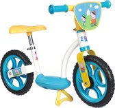 Vélo d'équilibre Smoby Peppa Pig | Vélo d'équilibre avec cornichon | Vélo en cuir réglable avec repose-pieds et support