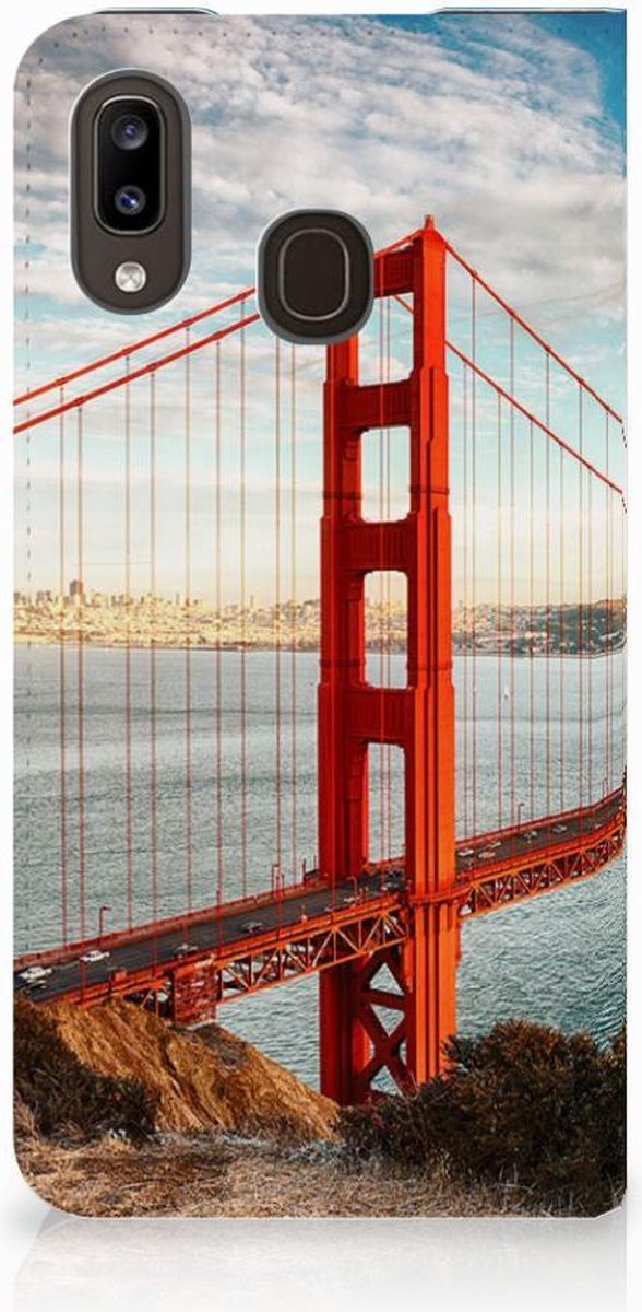Samsung Galaxy A30 Book Cover Golden Gate Bridge