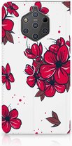 Nokia 9 PureView Standcase Hoesje Design Blossom Red