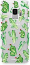 Samsung Galaxy S9 hoesje TPU Soft Case - Back Cover - Cactus