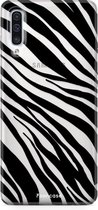 Samsung Galaxy A50 hoesje TPU Soft Case - Back Cover - Zebra print
