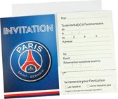 DYNASTRIB - 6 uitnodigingen met envelop van PSG - Decoratie > Kaarten