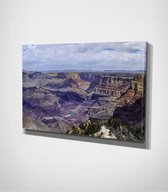 Grand Canyon Canvas - 60 x 40 cm - Landschap - Schilderij - Canvas - Slaapkamer - Wanddecoratie  - Slaapkamer - Foto op canvas