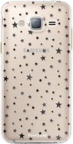 FOONCASE Samsung Galaxy J3 2016 hoesje TPU Soft Case - Back Cover - Stars