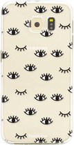 Samsung Galaxy S6 hoesje TPU Soft Case - Back Cover - Eyes / Ogen