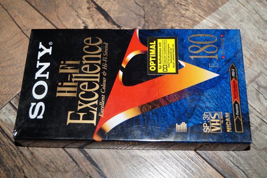 SONY VHS Excellence 180 | bol