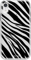 iPhone XR hoesje TPU Soft Case - Back Cover - Zebra print