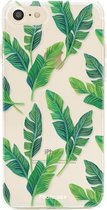 iPhone 8 hoesje TPU Soft Case - Back Cover - Banana leaves / Bananen bladeren