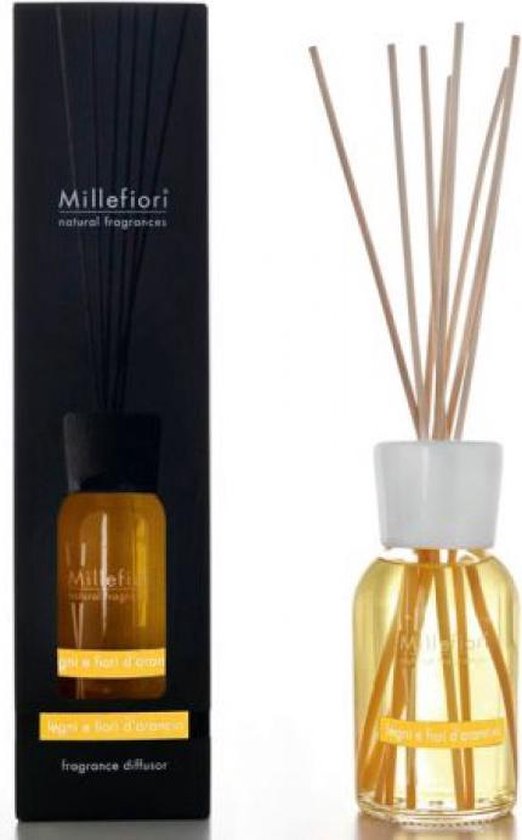 Millefiori Milano Bâtonnets parfumés 100 ml - Legni e fioro d'arancio