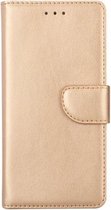 Bookcase Geschikt voor: Samsung Galaxy A3 2017 - Goud - portemonnee hoesje