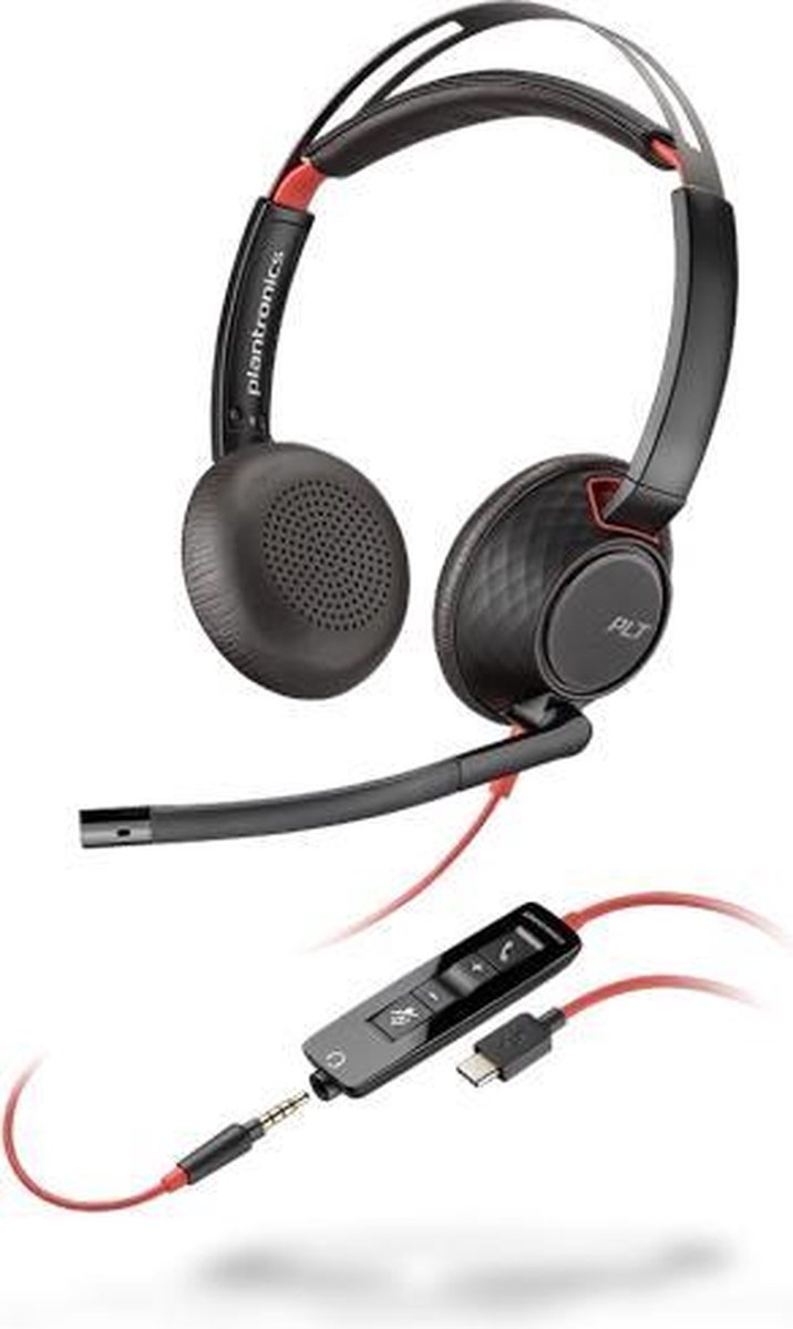 Poly BLACKWIRE 5220 - Stereo headset - USB-C