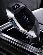 FM Transmitter Auto Bluetooth - X5 Look - USB en AUX mogelijk - Bestseller- FM Transmitter - Handsfree bellen in de auto