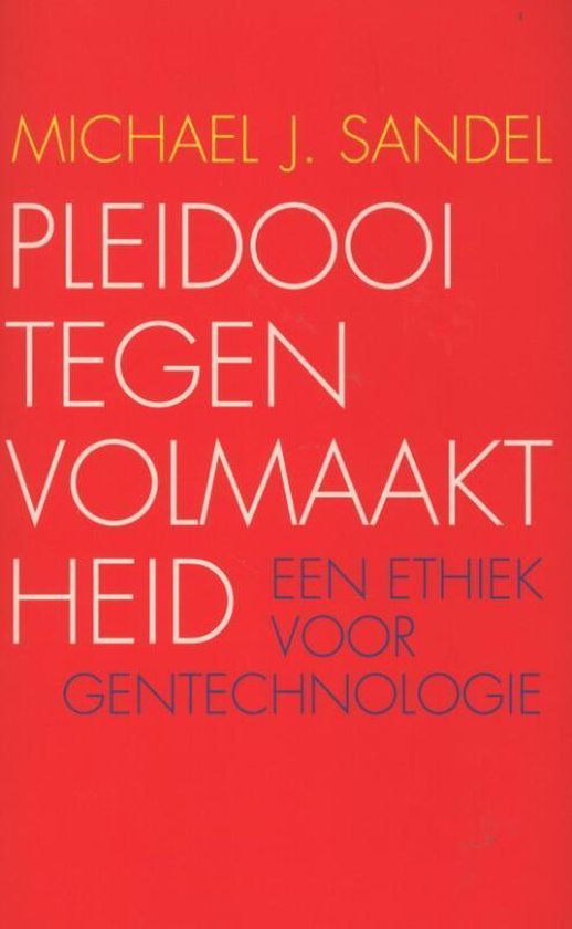 Pleidooi tegen volmaaktheid - cover
