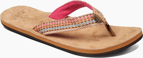 Reef Gypsylove Dames Slippers - Pink - Maat 37,5 | bol.com