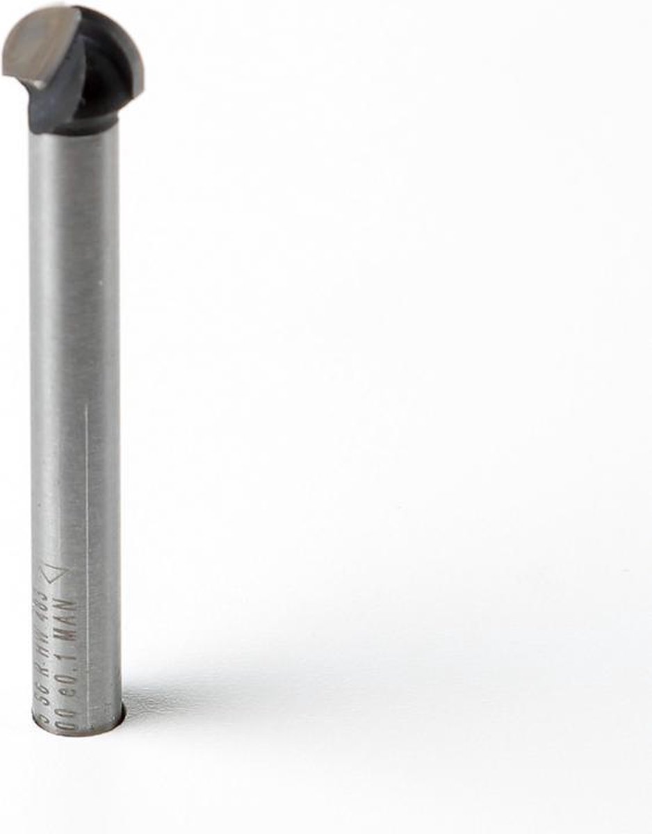 Trasco Hardmetaal holprofielfrees radius 4.75mm x lengte 65mm x schacht 6mm F01