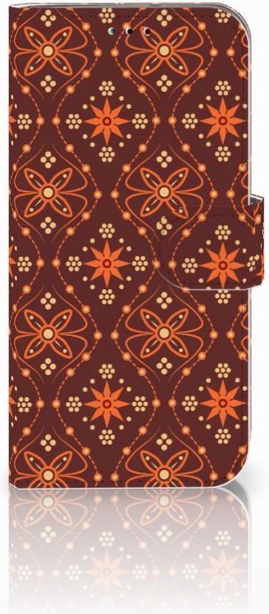 Samsung Galaxy A40 Telefoon Hoesje Batik Brown