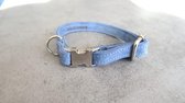 klik halsband jeans blauw zacht