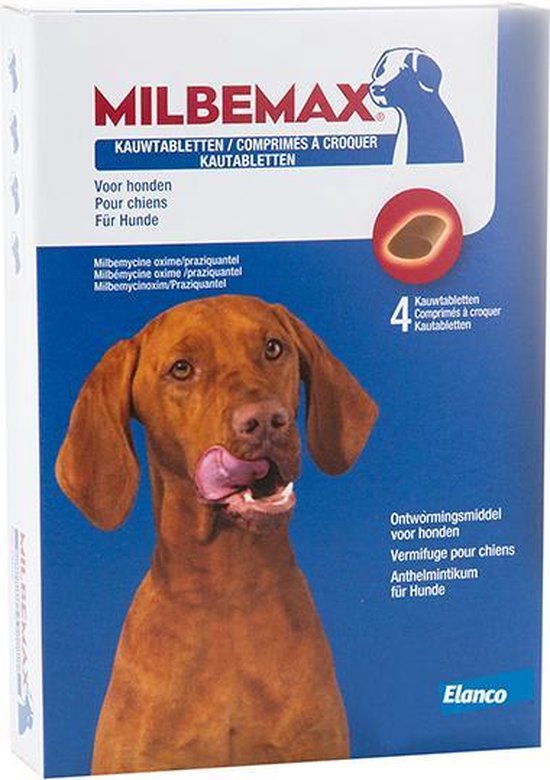 Elanco Milbemax Kauwtablet Hond - Anti wormenmiddel