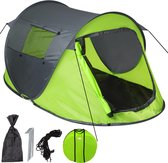 TecTake - Pop-up tent waterdicht groen / grijs - 401675