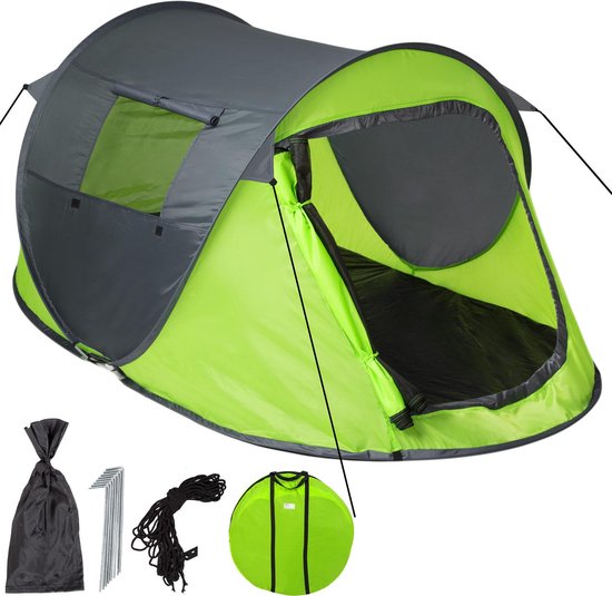 TecTake - Pop-up tent waterdicht groen