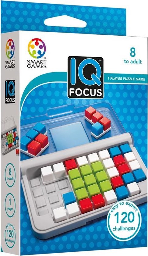SmartGames - IQ Focus - 120 opdrachten - Denkspel - SmartGames