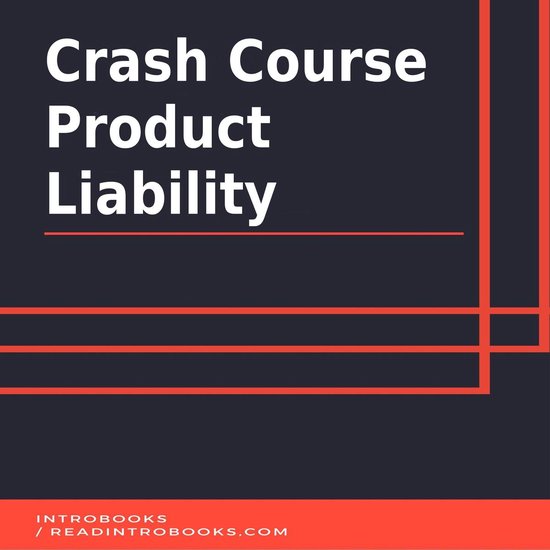Crash Course Product Liability - cover
